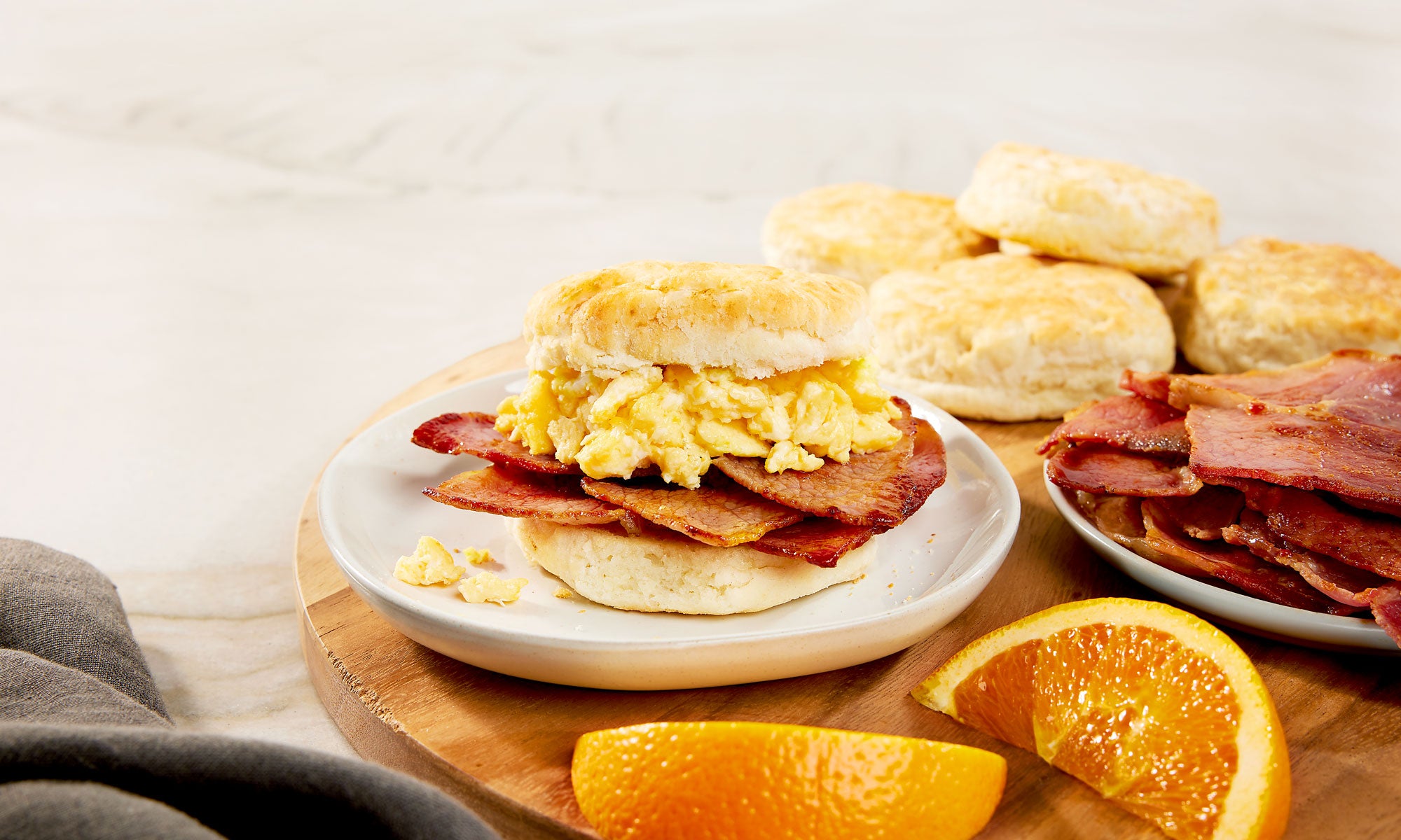 Breakfast Biscuit Sandwiches