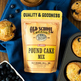 OLD SCHOOL - POUND CAKE MIX - 16OZ